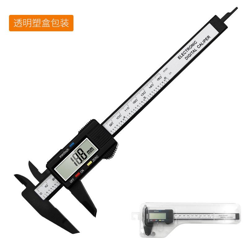 0-150mm Electronic Digital Caliper Carbon Fiber Dial Vernier Caliper Gauge Micrometer Measuring Tool Digital Ruler Tools