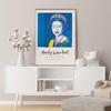 Queen Elizabeth Poster Andy Warhol Wall Art Canvas Painting Pictures Print Home Living Room Decor Unframed