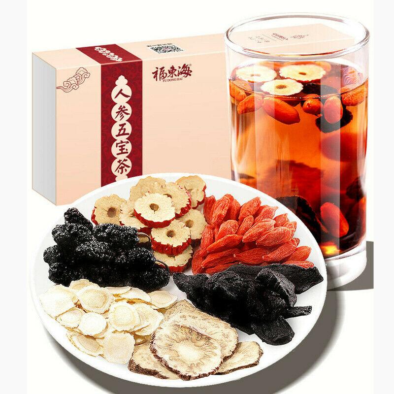 Новый пакетик травяного чая для здоровья человека 25 г * 10 пакетов органический Renshenwubaocha Mulberry Maca