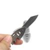 New Stainless Steel Fish Bone Shape Outdoor Mini Pocket Knife Camping Keychain Express Unboxing Mini Knife