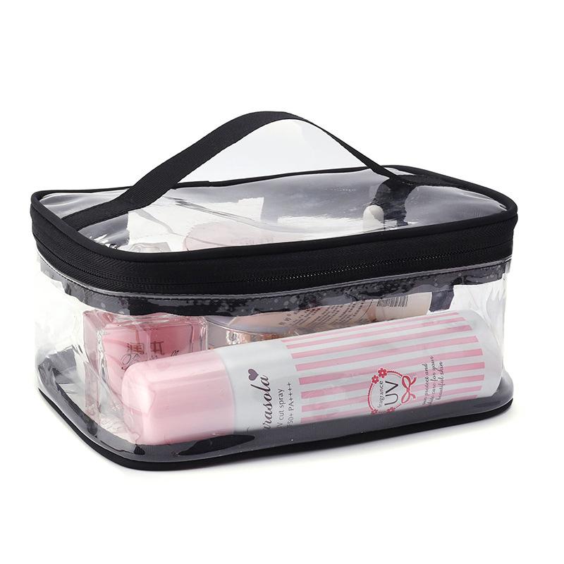 Thickening Transparent Toiletries Bag Waterproof Large Capacity Cosmetic Bag Household Traveling Portable Organizing Storage Bag