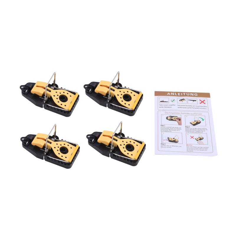 Пластиковая ловушка для мышей, ловушка для крыс, быстрый эффективный сейф для складской садовой кухни