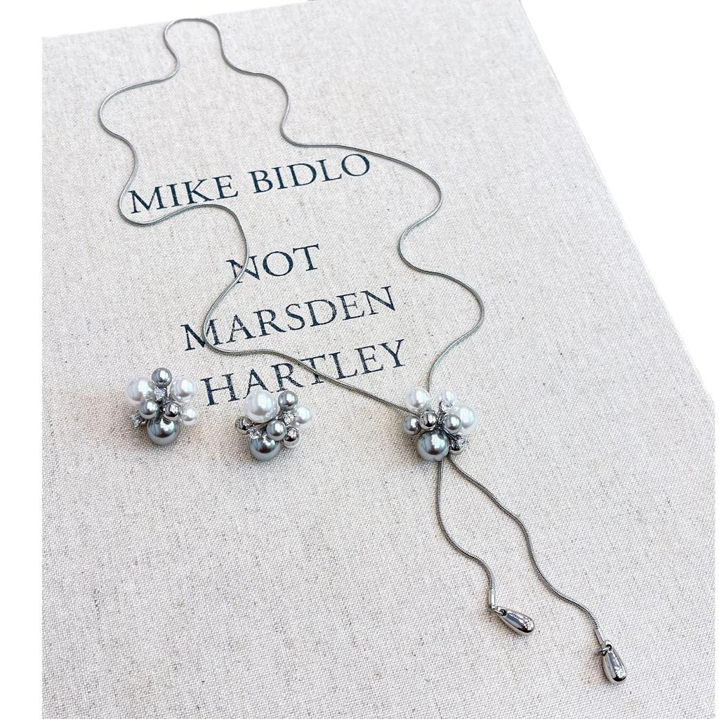 Комплект из ожерелья и серег с кисточками из французского жемчуга: Осенне-зимняя мода, элегантные и универсальные свитера