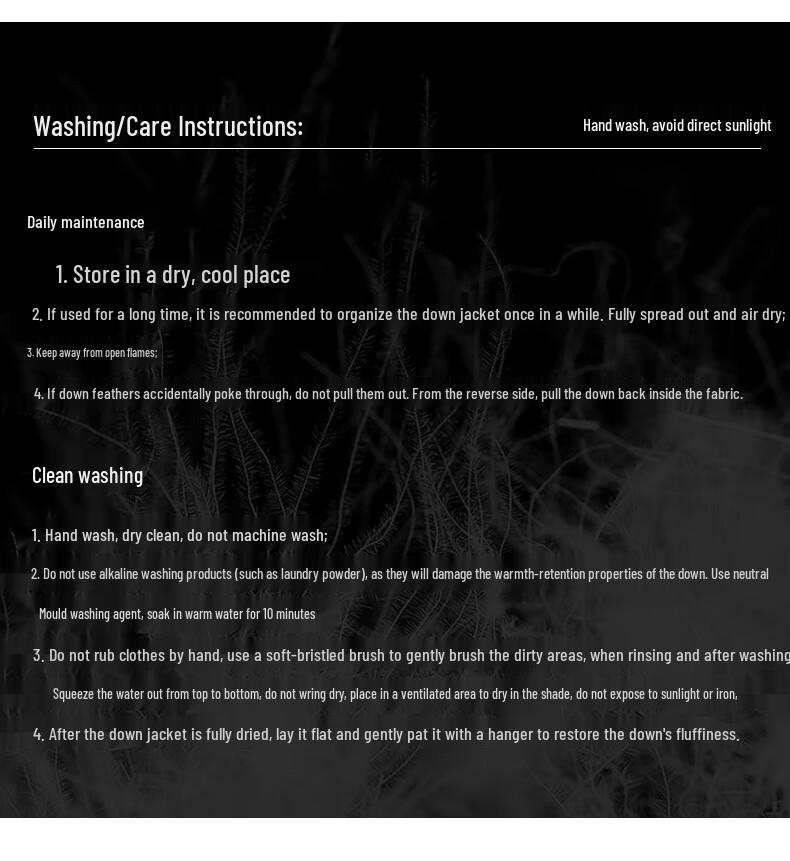 YAYA Men's Thickened Goose Down Straight-Leg Casual Winter Pants