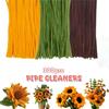 100pcs Pipe Cleaners Chenille Stem Craft Flower Supplies, 3 Colors Pipe Cleaners Set for DIY Art and Craft Decorations