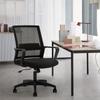 1pc Ergonomic Mesh Office Chair with a Central Back Support, Adjustable Height and Rotation Function, Metal Frame