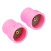 2Pcs TIG Welding Cup 12#/14# Ceramic Nozzle Accessory Set Kit for WP9/17/18/20/25/26(White )