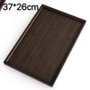 Rectangular Bamboo Wood Double Layer Tea Tray