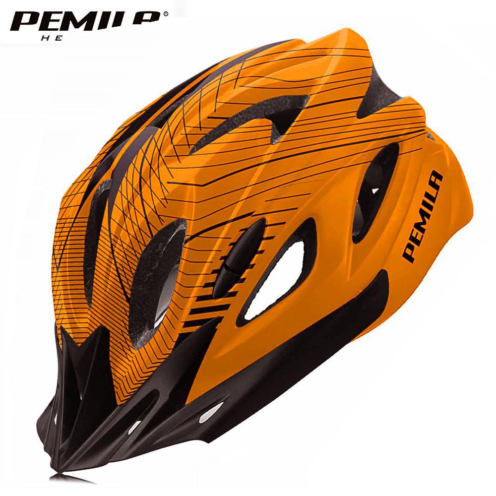 PEMILA 2024 New Ultralight Cycling Helmet Cycling Safety Cap MTB Bicycle Helmet For Women Men Racing Equipment Bike Helmet Visor