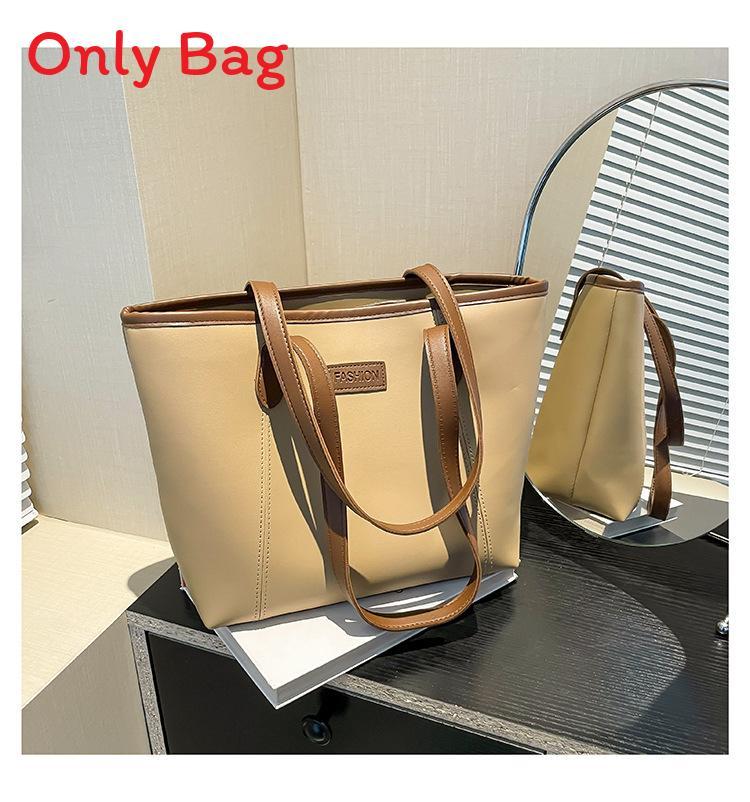 Minimalist Womens Shoulder Bag With Durable Pu Material And Large Capacity For Office Use