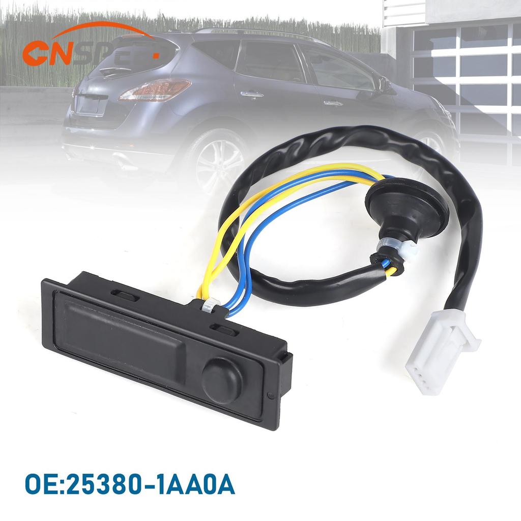 CNSPEED 25380-1AA0A 253801AA0A Car Trunk Tailgate Lock Release Open Handle Switch For Nissan Ilurano 2009-2017 Murano 2008-2014