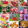 Полный 5D Diy Алмазная картина Фрукты и десерты 5D Алмазная картина