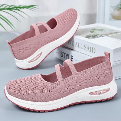 Женская обувь Летняя новая обувь Туфли для мам большого размера Повседневная обувь без застежек