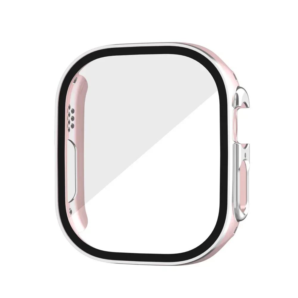 Стекло+Чехол для Apple Watch Ultra 3 2 49 мм Защитная рамка для экрана для iWatch ultra 49 Закаленное Защитные 49 ММ Аксессуары