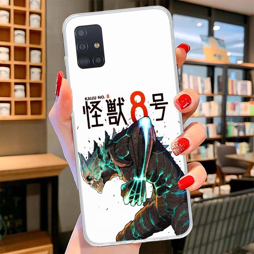 Kaiju No. 8 Anime Cover Phone Case For Samsung Galaxy A12 A22 A32 A52 A72 A02S Phone Case Note 20 Ultra 10 S10 Plus A51 A71 A50S