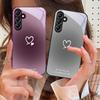 Градиентный чехол для телефона в форме сердца Для Samsung A73 72 71 A70 56 55 54 A53 52 51 A50 42 A35 A34 33 32 31 26 25 24 23 22 30 стеклянный чехол для телефона