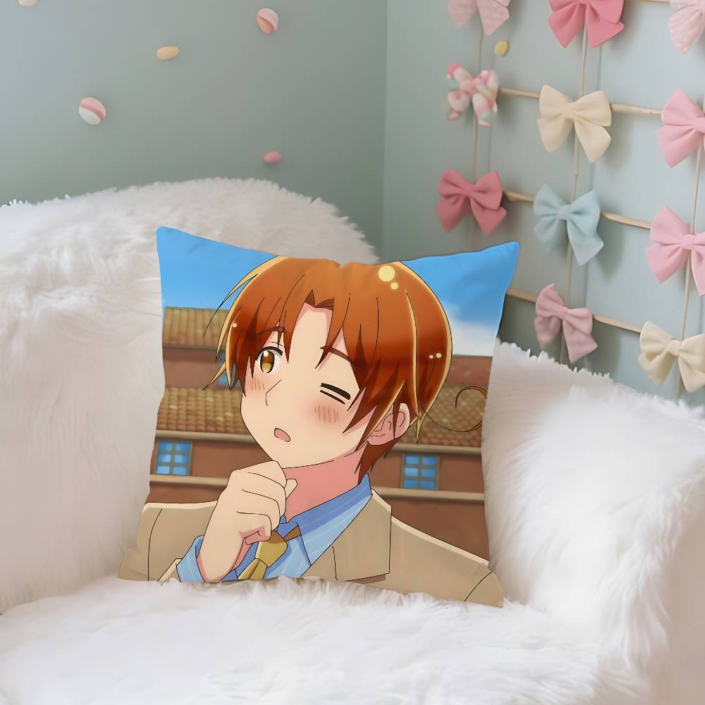 МилыйHhetalia World StarsS Забавный Чехол Плюшевая Ткань Мягкая Наволочка Двусторонний Принт Чехол для Подушки Домашние Подарки