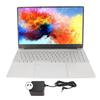 Laptop 15.6in for J4125CPU 8GB RAM for Win 11 Fingerprint Keypad Backlit Keyboard Silver 1080P Laptop