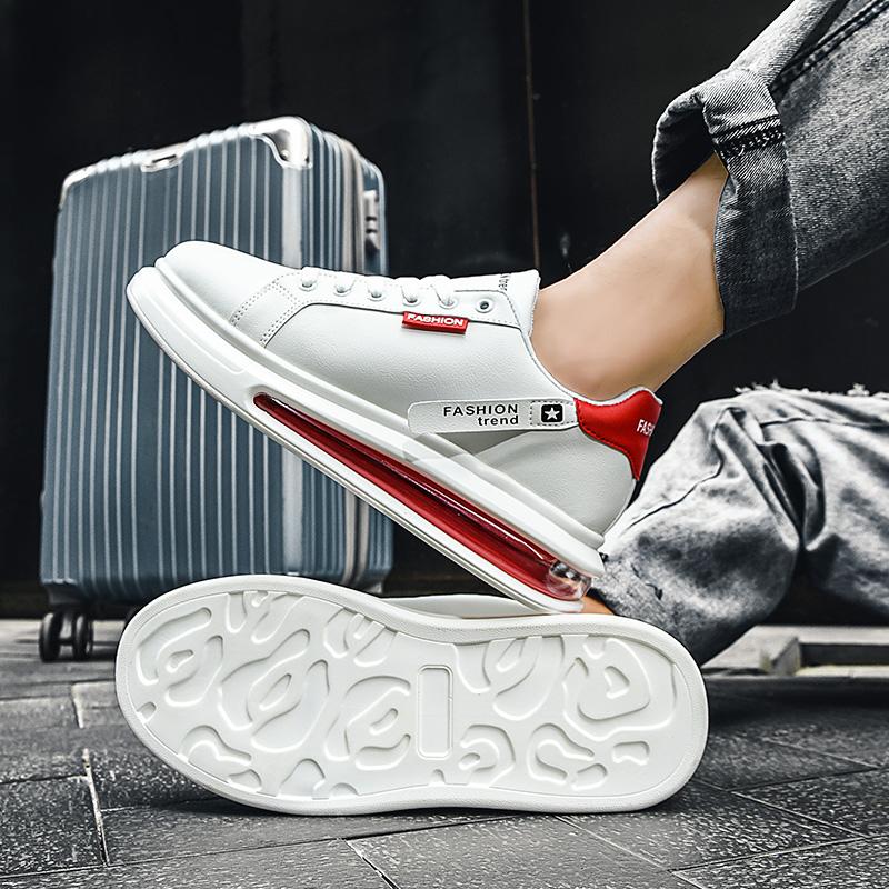 Кроссовки Мужская модная повседневная обувь Мужская обувь для папы Тенденция контрастного цвета Универсальная мужская обувь Мужская маленькая белая обувь