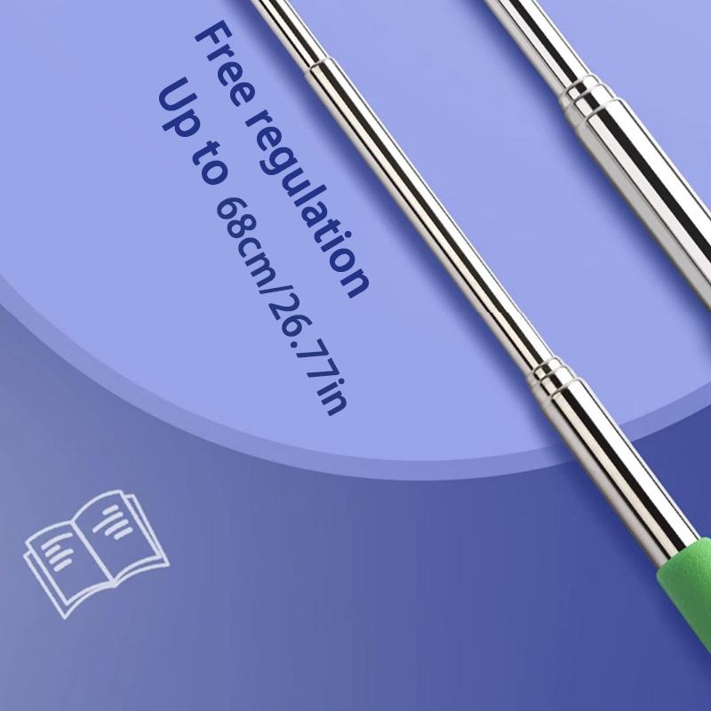 Выдвижной указатель для учителя, дизайн из нержавеющей стали, телескопическая школьная указка, принадлежности для учителей для классов