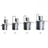 Stainless Steel Water Cup Distiller Household Alcohol Brandy Brewing Barrel Large Capacity DIY Pure Water Distillation Equipment
