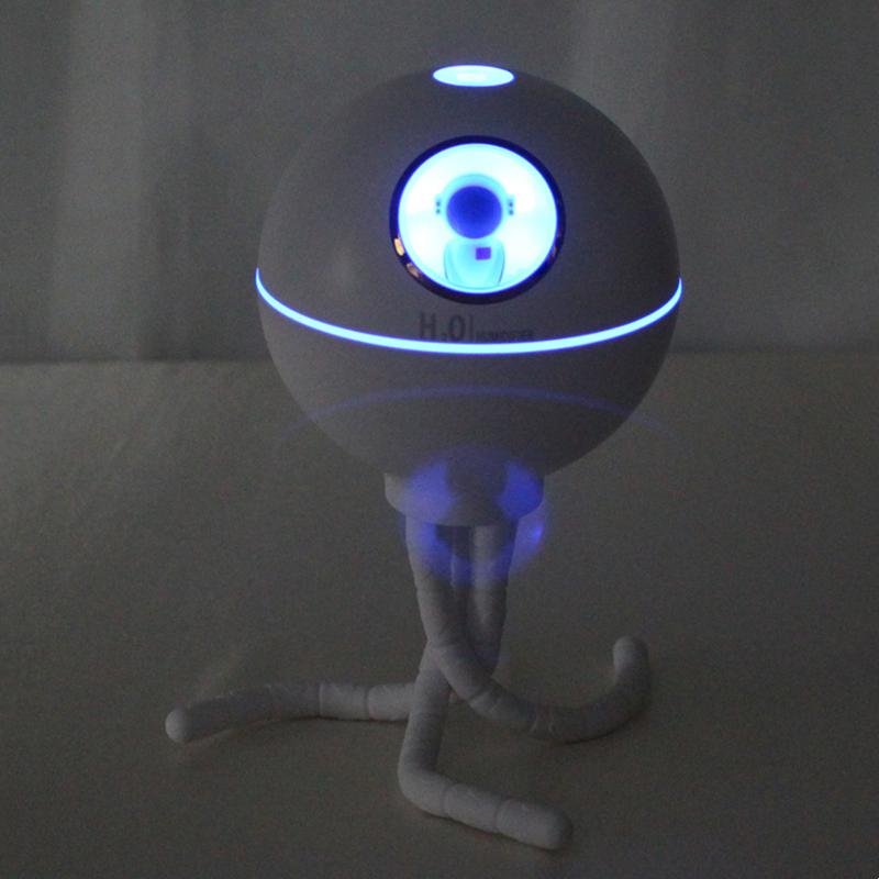 Космический космонавт, арома-увлажнитель воздуха, зарядка через USB, 2000 мАч, питание от аккумулятора, беспроводной электрический Iltrasonic, крутой туманообразователь, фоггер