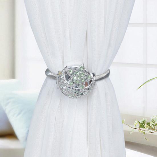 Moon Star Magnetic Curtain Rope Buckle Holder Tieback Strap Belt Home Decoration