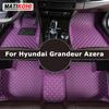 AOTI9 MATIKOHI Custom Car Floor Mats For Hyundai Grandeur Azera Auto Carpets Foot Coche Accessorie