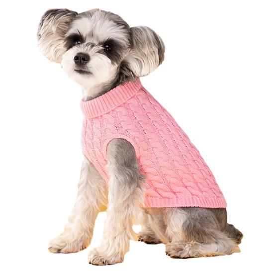 Pet Sweater Lapel Design Pet Comfortable Warmth Dogs Cats Winter Sweater Vest Pet Fashionable Clothes