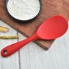 Home Use Large Silicone Long Handle Spoon High Grade Mixing Ladle Cooking Kitchen Soup Spoons Tableware Kitchen Accessories