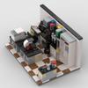 MOC Мини Строительные Блоки Игрушечная Фигурка для Декора Дома - DIY Модель Городской Сцены Лаборатории Подарок