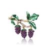 Fashionable Personality Dripping Fruit Grape Brooch All -Match Ladies Brooch