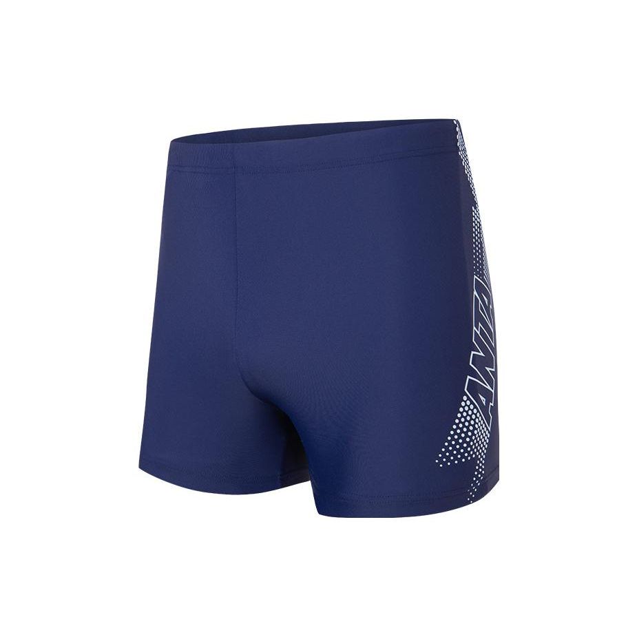 Anta Логотип с принтом, эластичный пояс, прямые штанины, спортивные плавки, мужские плавки, синий цвет 992227881-2