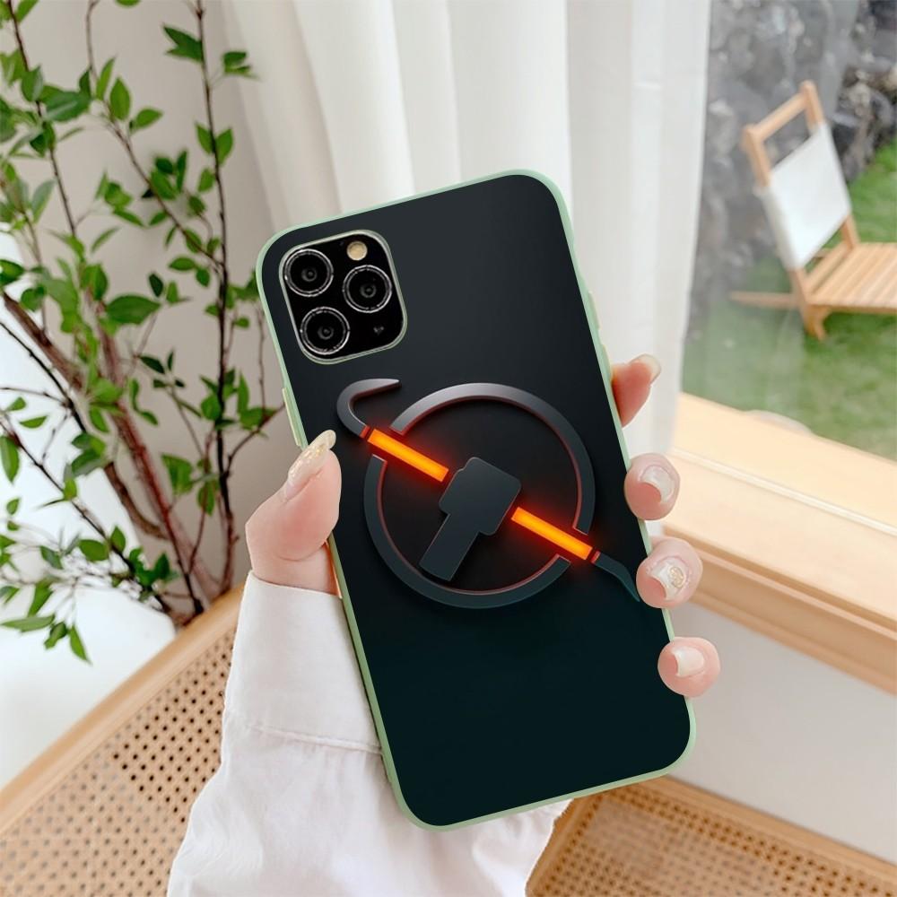Чехол для телефона H-Half Life-e 2 для IPhone 14 11 12 13 Mini Pro Xs Max 8 7 6 6S Plus X XR Однотонный чехол конфетного цвета
