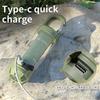 Outdoor camping light multi-light source portable keychain hook mini flashlight atmosphere camping light