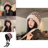 Womens Knitted Cap For Fall And Winter Thermal Protection With Windproof Breathable Material