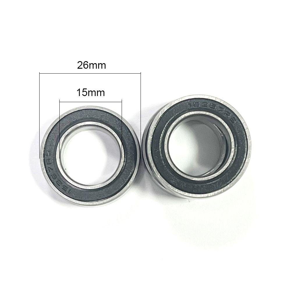 4шт стальной резиновый герметичный подшипник 15x26x7 мм 15267-2RS шарикоподшипники насосная промышленность