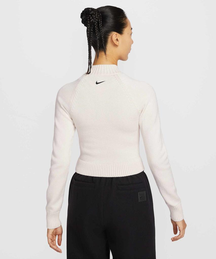 NIKE Sportswear Tight Graphic Full-Zip Sweater W - Chalk:Black / If4414-104