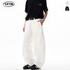 Мужские #Летние Тонкие Американские Cleanfit Белые Брюки-Полумесяц Мужские и Женские Трендовые Свободные Широкие Повседневные Брюки