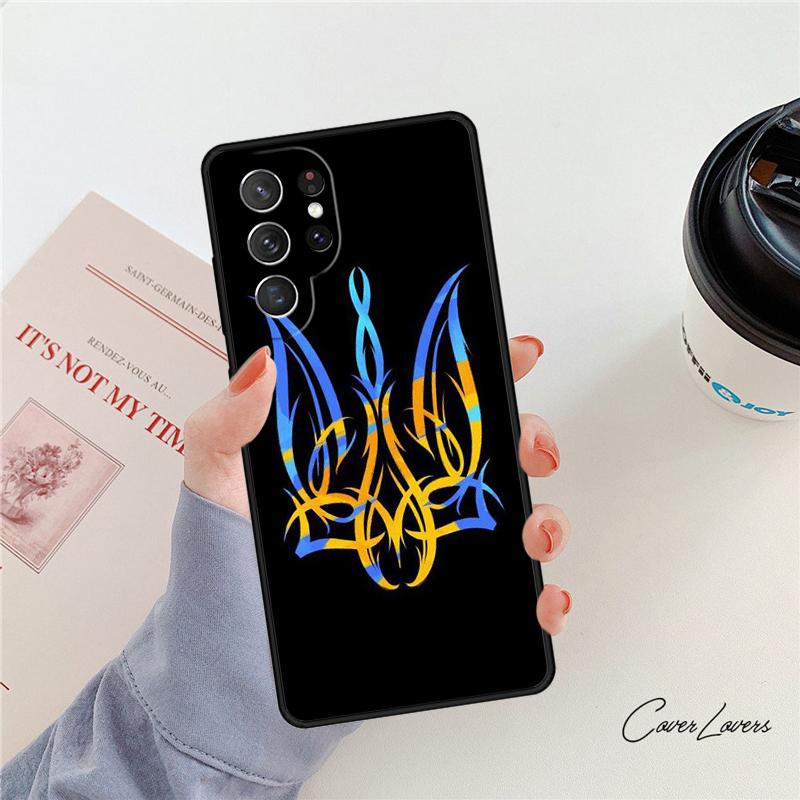Чехол для телефона с изображением флага Украины Для Samsung Galaxy S24 S25 S23 S22 Ultra Note 10 20 Plus S20 S21 FE