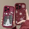 Чехол Новогодняя Елка Новый Год Для IPhone 17 14 15 16 Pro Max Plus 16E 12 13 Mini 17 Air Силиконовый Полная Защита Ударопрочный;\'[.