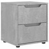 VISNES Nightstand Concrete Grey 45 x 40 x 50 cm Engineered Wood