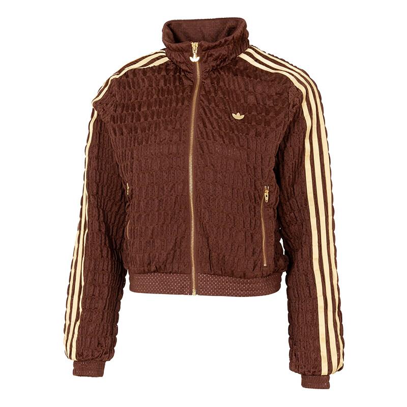 adidas Женская фактурная спортивная кофта Originals Коричневая KS2871