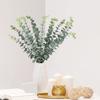 20Pcs Artificial Plant Reusable Simulation Eucalyptus Stems Realistic Greenery for Wedding Home Decoration