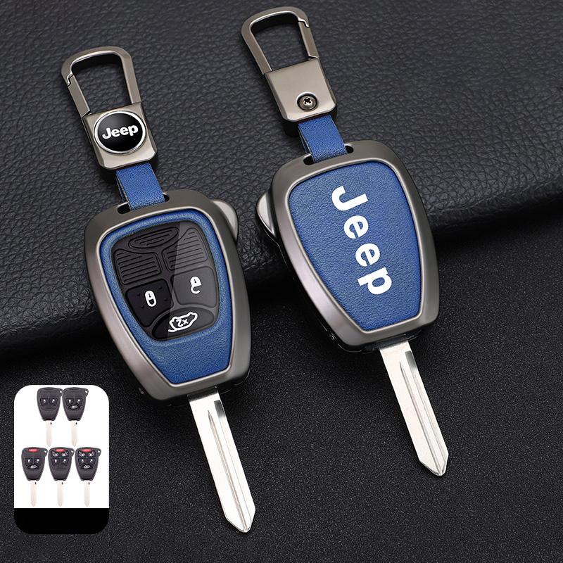 Car Remote Key Case Cover Shell For Jeep Wrangler Compass Patriot Liberty Chrysler 300 PT Dodge JCUV Caliber Nitro Accessories AMN1