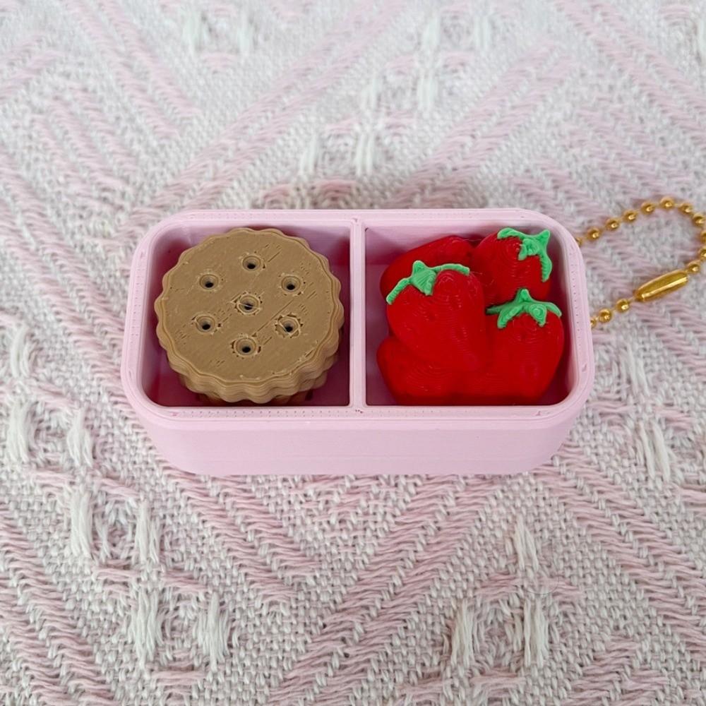 Sushi Clicker Keychain Finger Button Sushi Keyboard Keychain Fidget Keychain Backpack Pendant