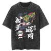 Аниме манга Клинок, рассекающий демонов Футболка рубашка майка майка хлопок Черный
