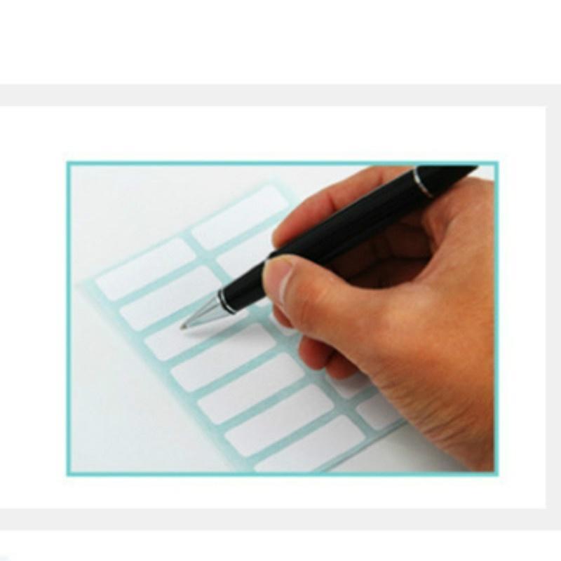 168PCS 13 X 38mm White Price Sticker Self Adhesive Labels Blank Name Number Tags MIT