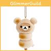 Rilakkuma Meatball Roasted Mantou Plush Toy Cartoon Keychain Pendant Backpack