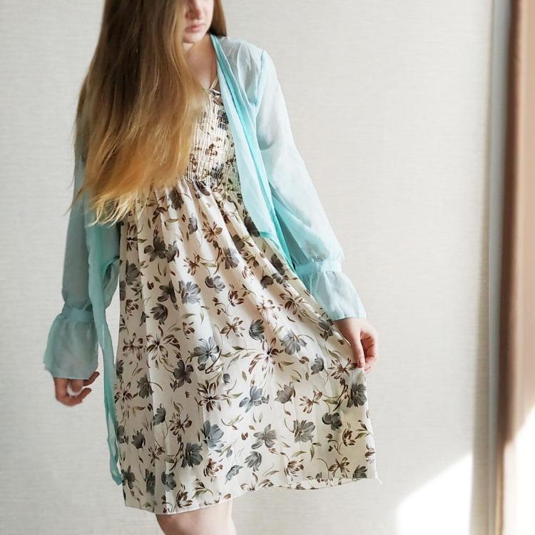 2023 Summer Floral Printed Chiffon Mini Dress Women Casual Fashion Spaghetti Strap Sleeveless Elastic High Waist Dress